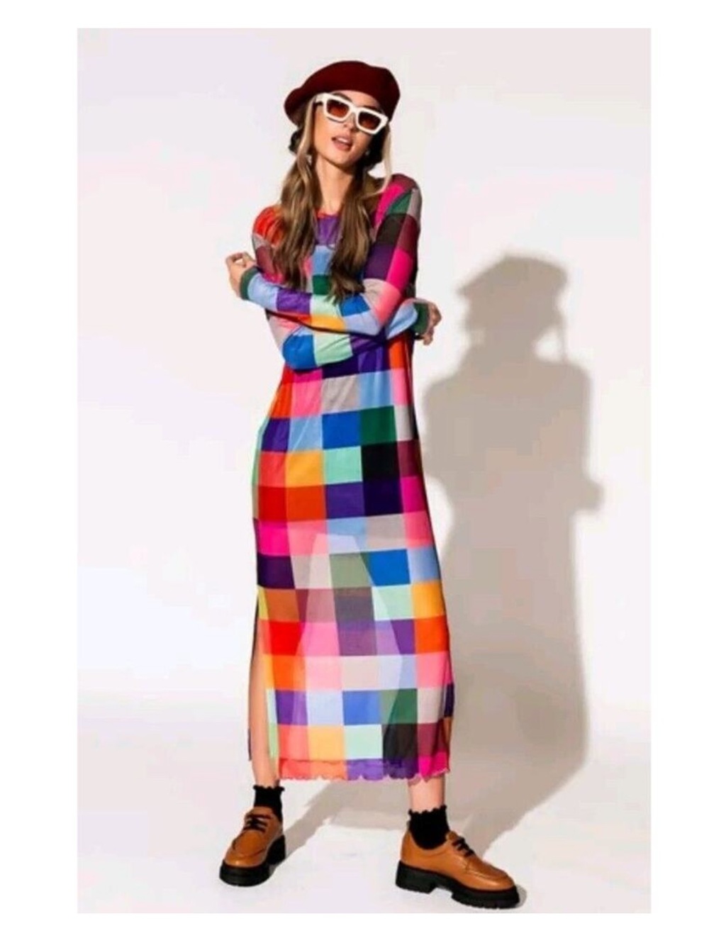 Dressed in Lala mad about you colorful maxi dress